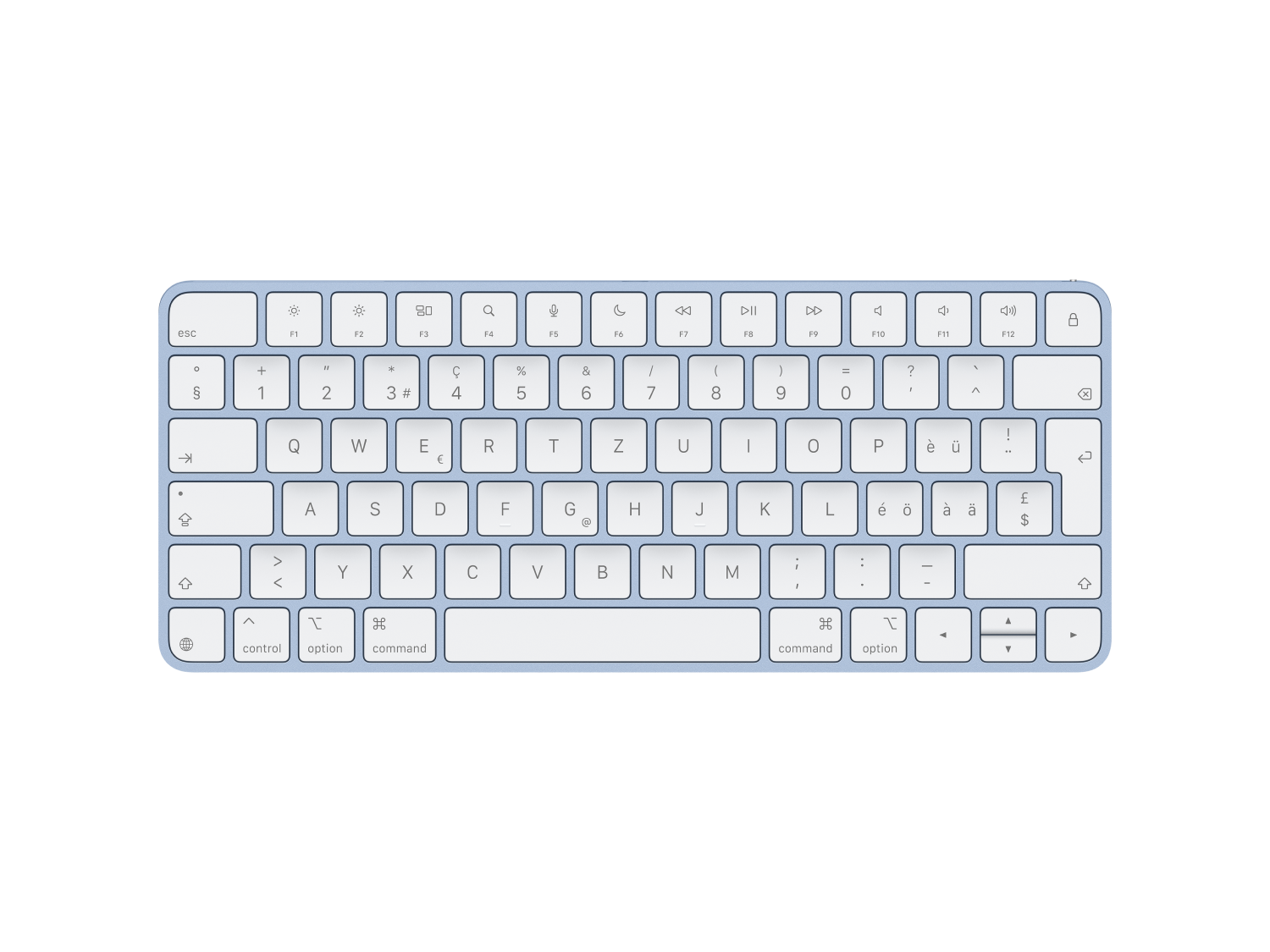 Gebraucht - Apple Magic Keyboard ohne Ziffernblock Blau kaufen