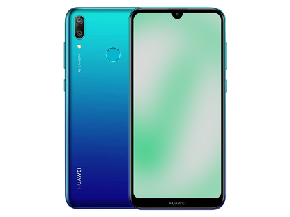 Huawei Y7 2019 Aurora Blue günstig gebraucht kaufen