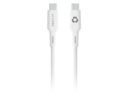 Le Cord Minimal Serie USB-C auf USB-C Kabel 1.2M Weiss günstig kaufen