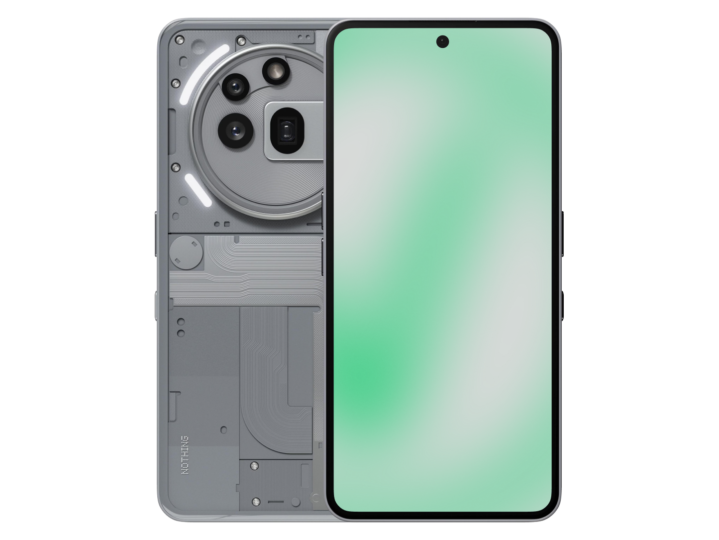 Nothing Phone (3a) Pro Qualcomm SM7635 Snapdragon 7s Gen 3 (4 nm) (3a) Pro Silber Silber günstig gebraucht kaufen