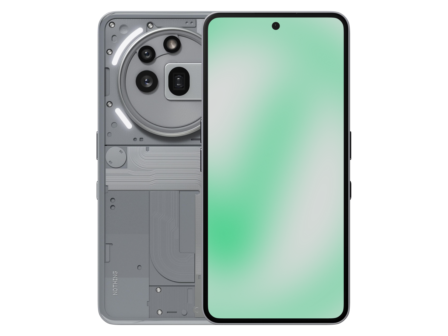 Nothing Phone (3a) Pro Qualcomm SM7635 Snapdragon 7s Gen 3 (4 nm) (3a) Pro Silber Silber günstig gebraucht kaufen