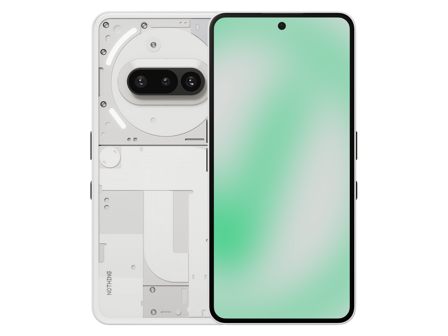 Nothing Phone (3a) Qualcomm SM7635 Snapdragon 7s Gen 3 (4 nm) (3a) Weiss Weiss günstig gebraucht kaufen
