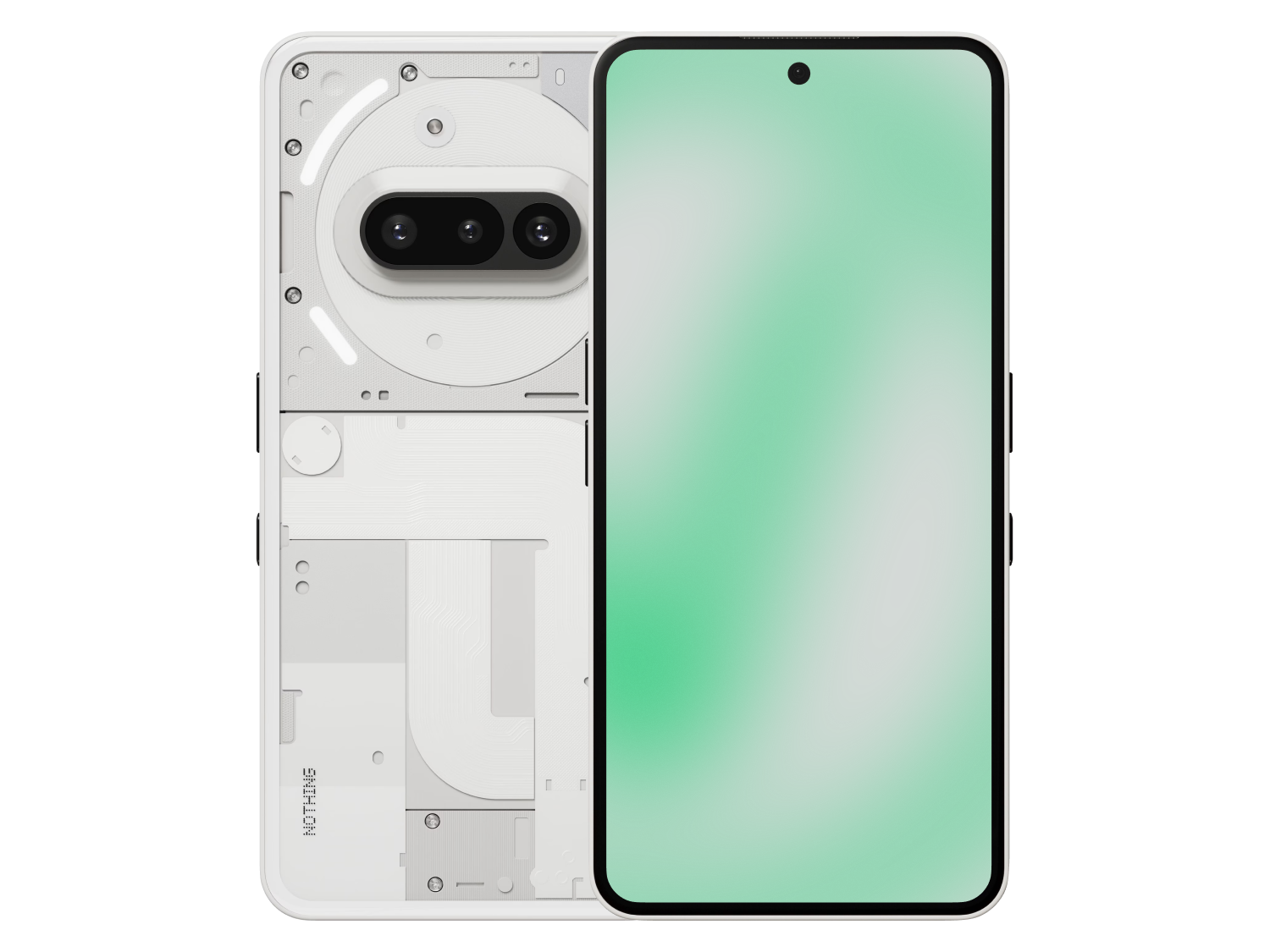 Nothing Phone (3a) Qualcomm SM7635 Snapdragon 7s Gen 3 (4 nm) (3a) Weiss Weiss günstig gebraucht kaufen