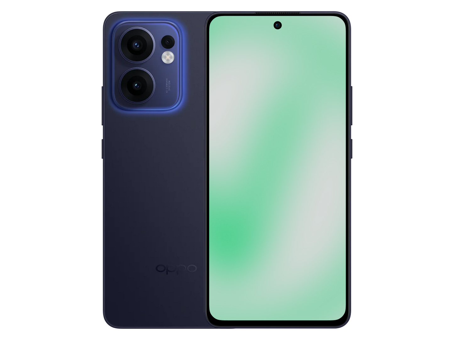 OPPO Reno 13 F Qualcomm SM6450 Snapdragon 6 Gen 1 (4 nm) 13 F Luminous Blue Blau günstig gebraucht kaufen
