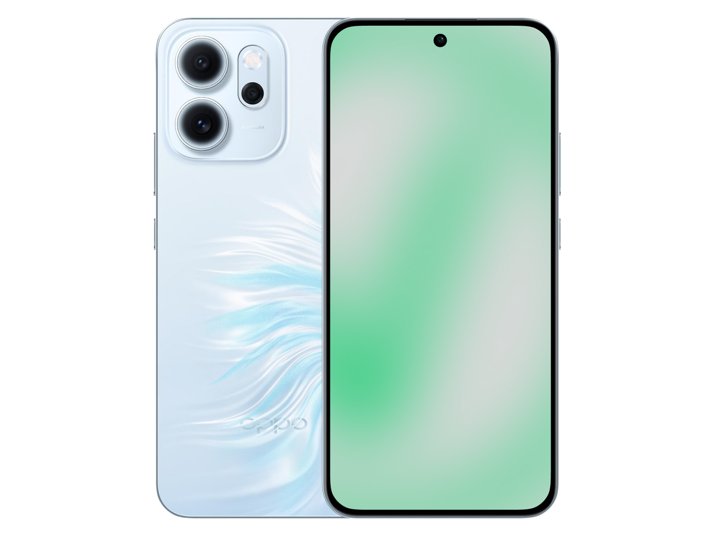 OPPO Reno 14 F Qualcomm SM6450 Snapdragon Gen 1 (4 nm) 14 F Opal Blue Blau günstig gebraucht kaufen