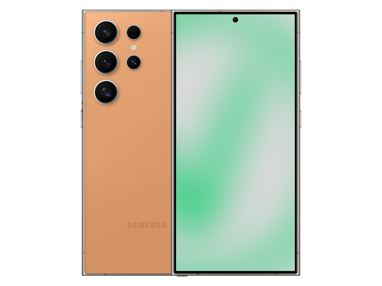Samsung Galaxy S24 Ultra Qualcomm SM8650-AC Snapdragon 8 Gen 3 (4 nm) S24 Ultra Titanium Orange Orange günstig gebraucht kaufen