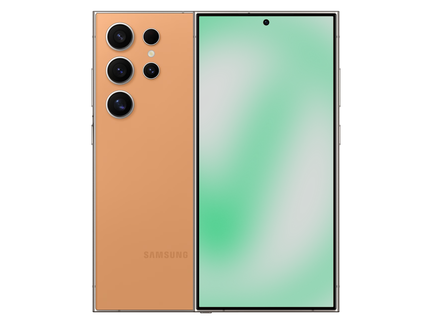 Samsung Galaxy S24 Ultra Qualcomm SM8650-AC Snapdragon 8 Gen 3 (4 nm) S24 Ultra Titanium Orange Orange günstig gebraucht kaufen