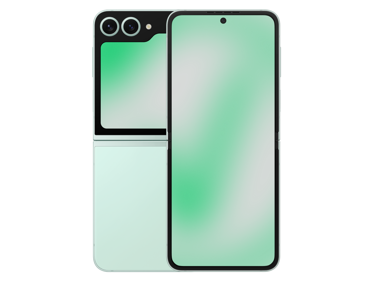 Samsung Galaxy Z Flip6 Qualcomm SM8650-AC Snapdragon 8 Gen 3 (4 nm) Z Flip6 Mint Grün günstig gebraucht kaufen