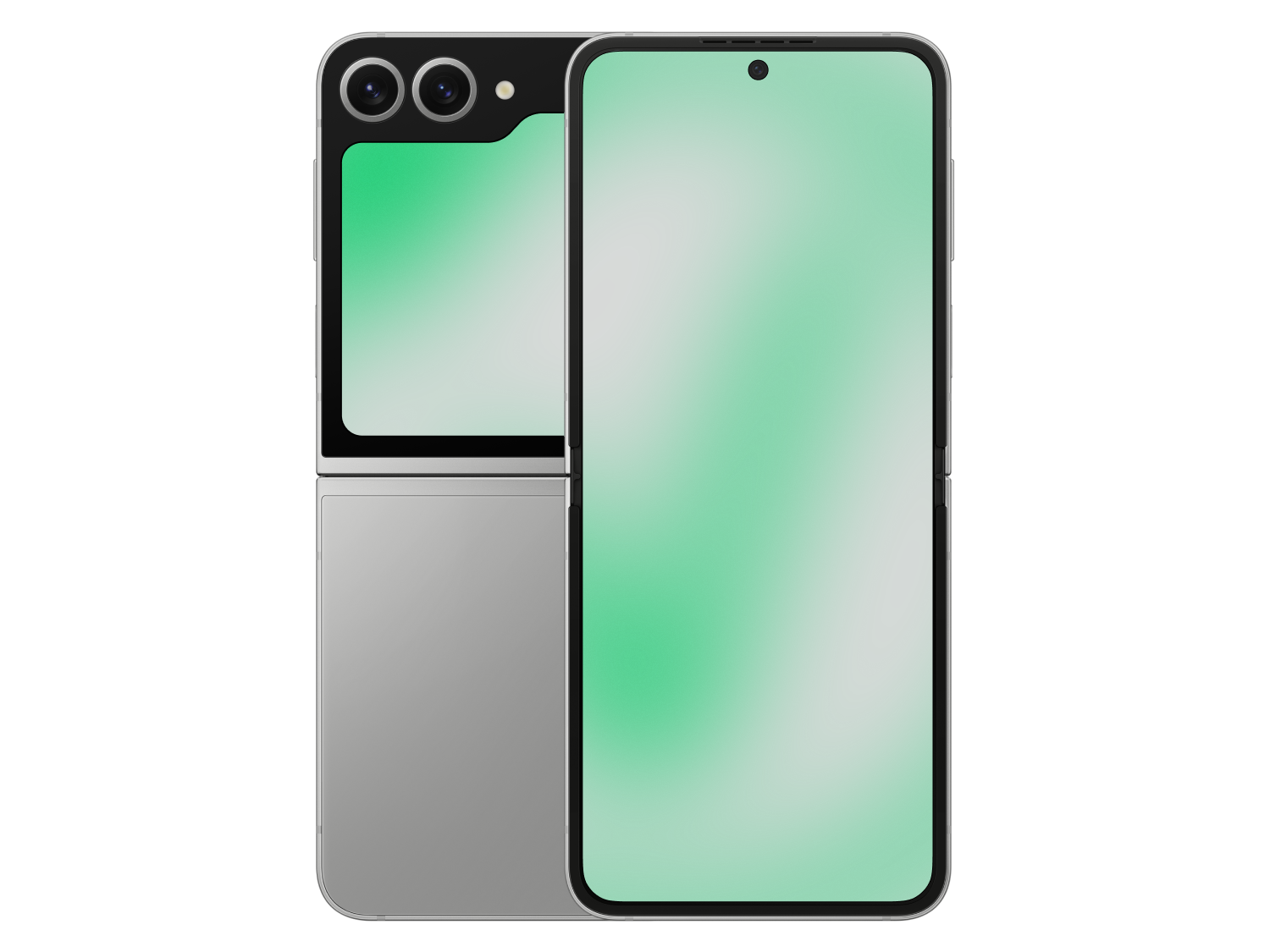 Samsung Galaxy Z Flip6 Qualcomm SM8650-AC Snapdragon 8 Gen 3 (4 nm) Z Flip6 Silver Shadow Silber günstig gebraucht kaufen
