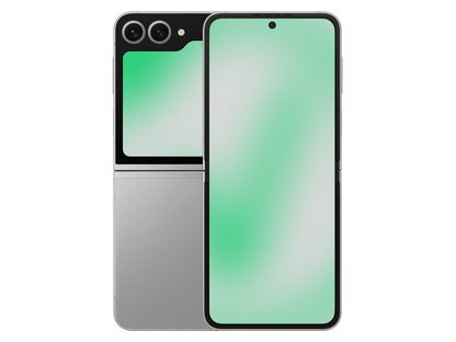 Samsung Galaxy Z Flip6 Qualcomm SM8650-AC Snapdragon 8 Gen 3 (4 nm) Z Flip6 Silver Shadow Silber günstig gebraucht kaufen
