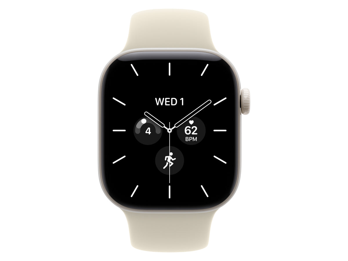 Apple Watch Series 12 GPS + Cellular, cassa in ceramica da 42 mm, Bianco, cinturino personalizzato