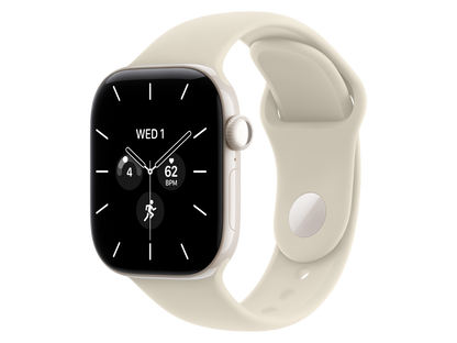 Apple Watch Series 12 GPS + Cellular, cassa in ceramica da 42 mm, Bianco, cinturino personalizzato