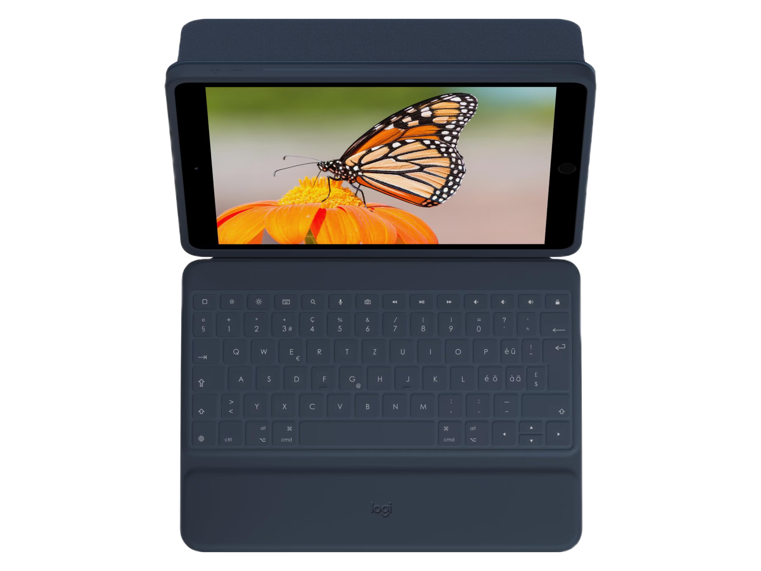 USED Logitech Rugged Folio Case iPad 7 / 8 / 9th Gen Blau günstig kaufen