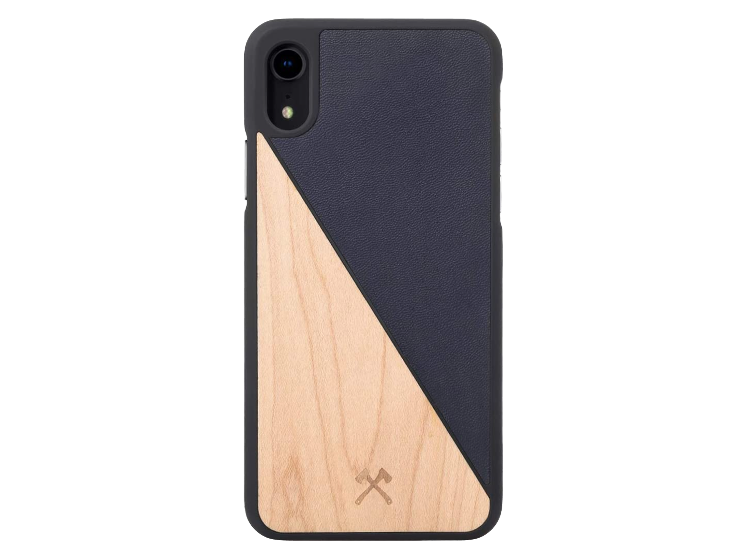 Woodcessories EcoSplit Ahorn/Blau für iPhone Xr günstig kaufen